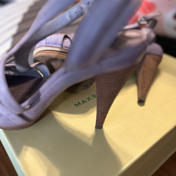 MaxStudio Bella Size 6M Leather Sandal in Lavender - Picture 10 of 16